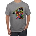 thumbnail image 1 of Dean Russo The Only Person Dog Lover Men's Graphic T-Shirt, Heather Grey, 4X-Large, 1 of 6