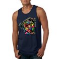 thumbnail image 1 of Dean Russo The Only Person Dog Lover Mens Graphic Tank Top, Navy, Medium, 1 of 6