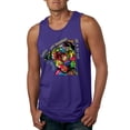thumbnail image 1 of Dean Russo The Only Person Dog Lover Mens Graphic Tank Top, Purple, XX-Large, 1 of 6