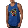 thumbnail image 1 of Dean Russo The Only Person Dog Lover Mens Graphic Tank Top, Royal, 3X-Large, 1 of 6