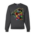 thumbnail image 1 of Dean Russo The Only Person Dog Lover Unisex Crewneck Graphic Sweatshirt, Heather Black, Large, 1 of 6