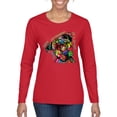 thumbnail image 1 of Dean Russo The Only Person Dog Lover Womens Graphic Long Sleeve T-Shirt, Red, X-Large, 1 of 6