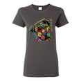 thumbnail image 1 of Dean Russo The Only Person Dog Lover Womens Graphic T-Shirt, Charcoal, Medium, 1 of 6