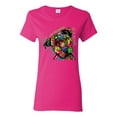 thumbnail image 1 of Dean Russo The Only Person Dog Lover Womens Graphic T-Shirt, Fuschia, X-Large, 1 of 6