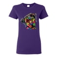 thumbnail image 1 of Dean Russo The Only Person Dog Lover Womens Graphic T-Shirt, Purple, XX-Large, 1 of 6