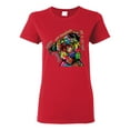 thumbnail image 1 of Dean Russo The Only Person Dog Lover Womens Graphic T-Shirt, Red, X-Large, 1 of 6