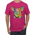 thumbnail image 1 of Dean Russo The Pig Animal Lover Men's Graphic T-Shirt, Fuschia, X-Large, 1 of 6