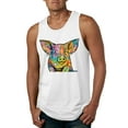 thumbnail image 1 of Dean Russo The Pig Animal Lover Mens Graphic Tank Top, White, Medium, 1 of 6