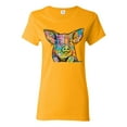 thumbnail image 1 of Dean Russo The Pig Animal Lover Womens Graphic T-Shirt, Gold, Medium, 1 of 6
