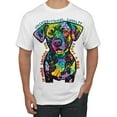 thumbnail image 1 of Dean Russo Unconditional Loyalty Dog Lover Men's Graphic T-Shirt, White, Small, 1 of 1