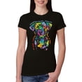 thumbnail image 1 of Dean Russo Unconditional Loyalty Dog Lover Womens Slim Fit Junior Tee, Black, Medium, 1 of 6