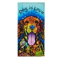 thumbnail image 1 of Dean Russosoft Plush Cotton Beach Bath Pool Towel Mysterio Gaze Dog Beach Towels Multicolor, 1 of 7