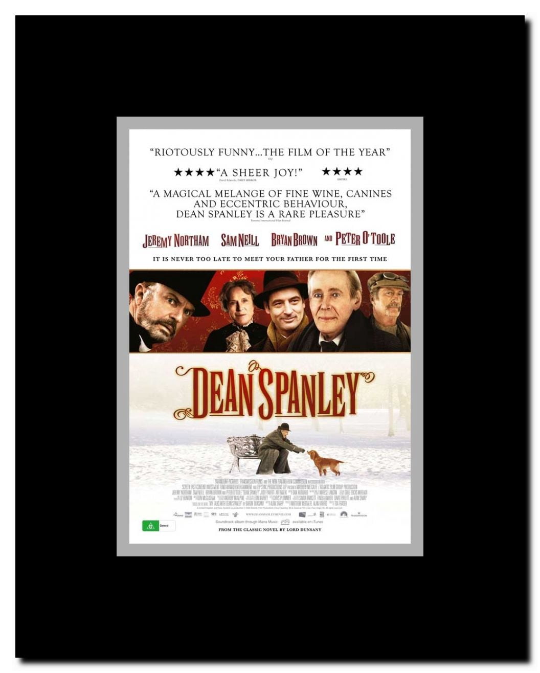 Dean Spanley Framed Movie Poster