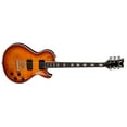 thumbnail image 1 of Dean Thoroughbred Deluxe Flame Top Electric Guitar - Trans Amber, 1 of 2
