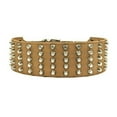 thumbnail image 1 of Dean & Tyler 788581081662 2.75 in. Wide Stud Nickel & Nickel Buckle Collar, White - 20 in., 1 of 1