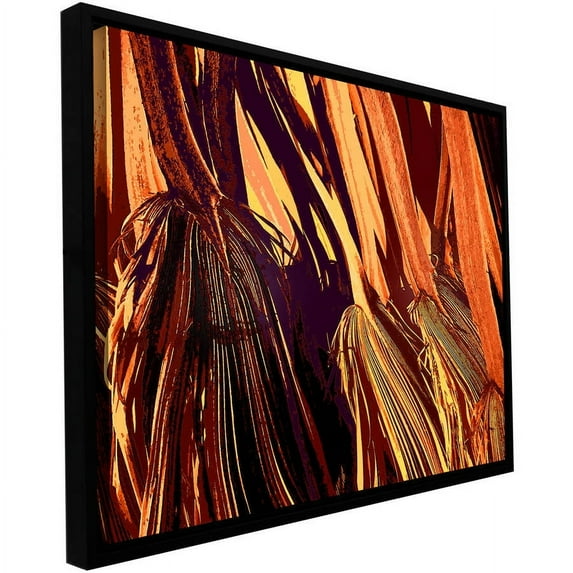 Dean Uhlinger "Badlands Palm" Floater-Framed Gallery-Wrapped Canvas