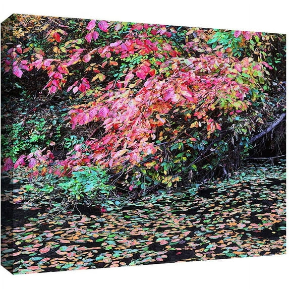 Dean Uhlinger "Fall On The Pond" Gallery-Wrapped Canvas
