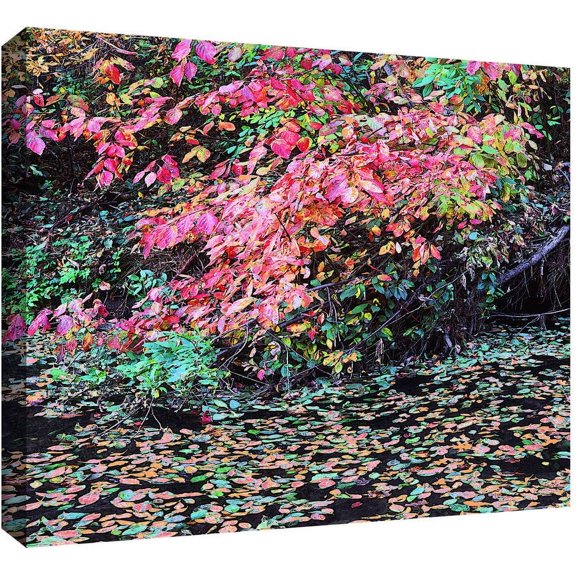 Dean Uhlinger "Fall On The Pond" Gallery-Wrapped Canvas