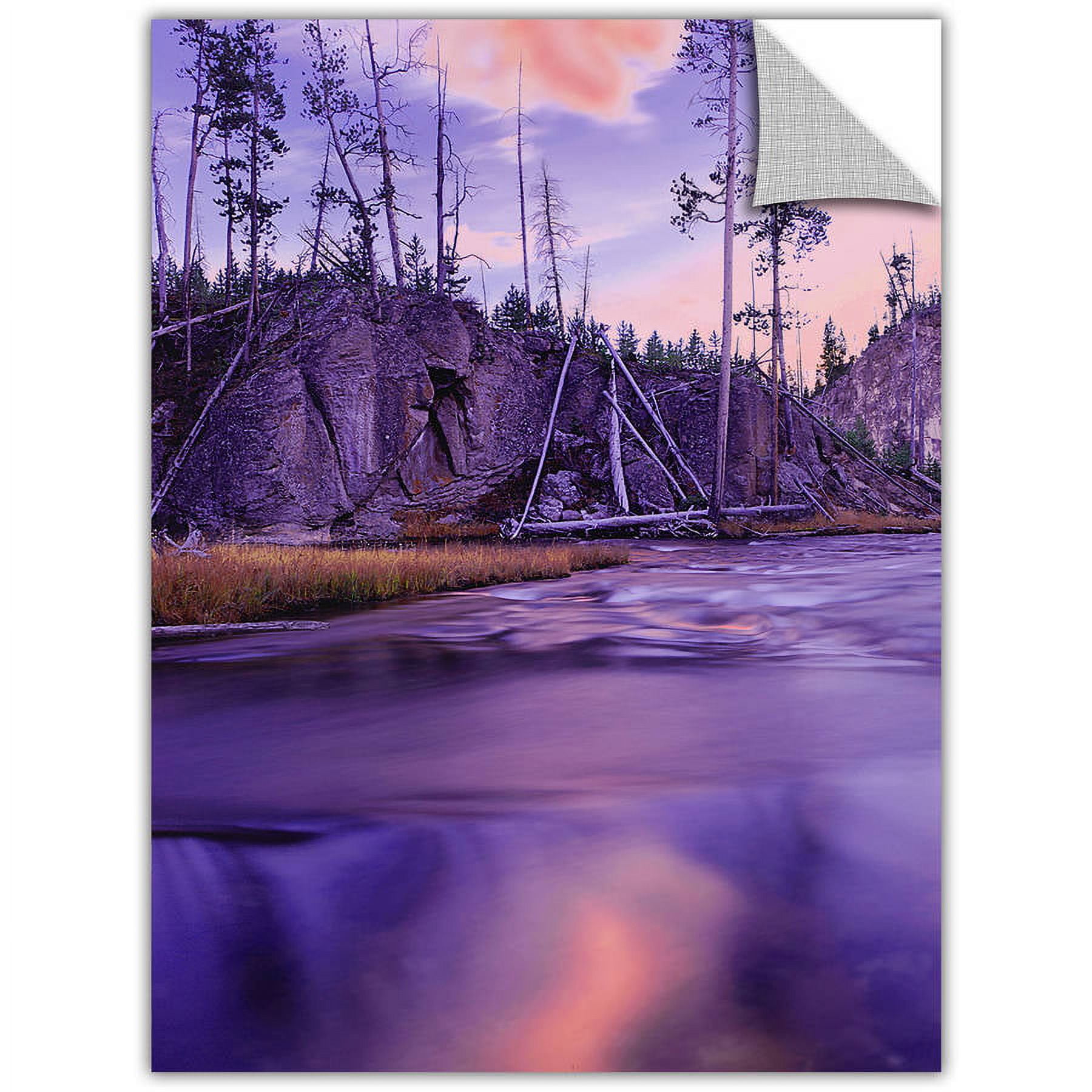 Dean Uhlinger "Gibbon River Twilight" Removable Wall Art