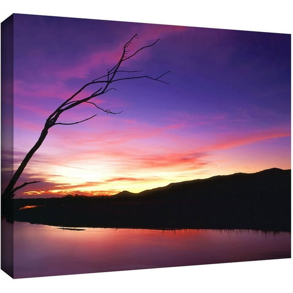 Dean Uhlinger "Gila River Sunset" Gallery-Wrapped Canvas