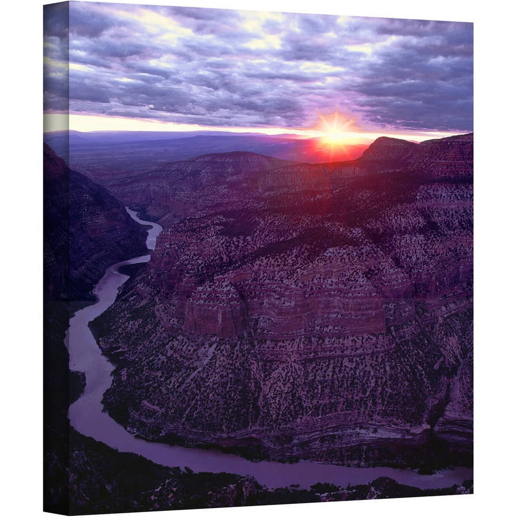 Dean Uhlinger "Green River Dinosaur" Gallery-Wrapped Canvas