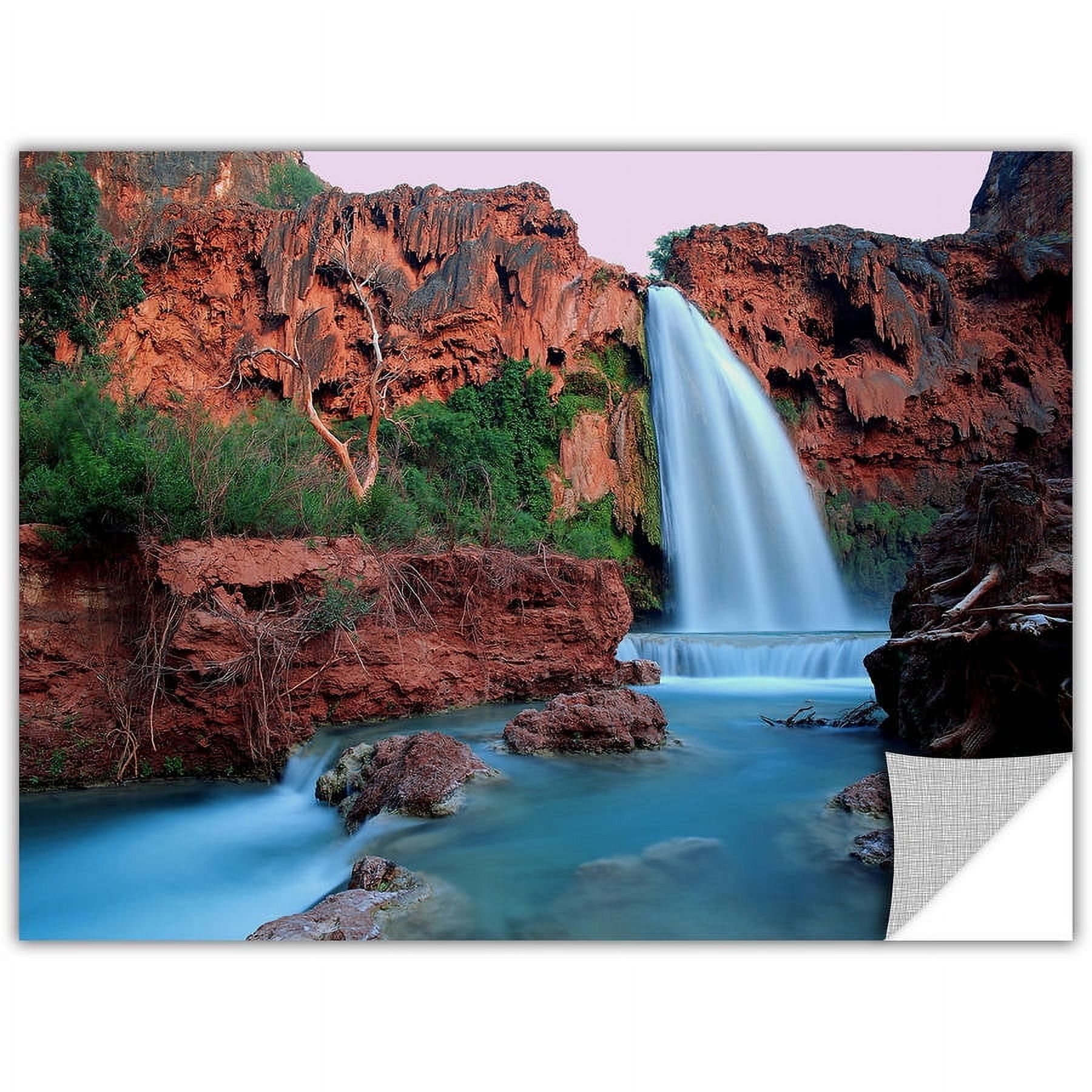 Dean Uhlinger Havasu Falls Dusk, Art Appeelz Removable Wall Art Graphic