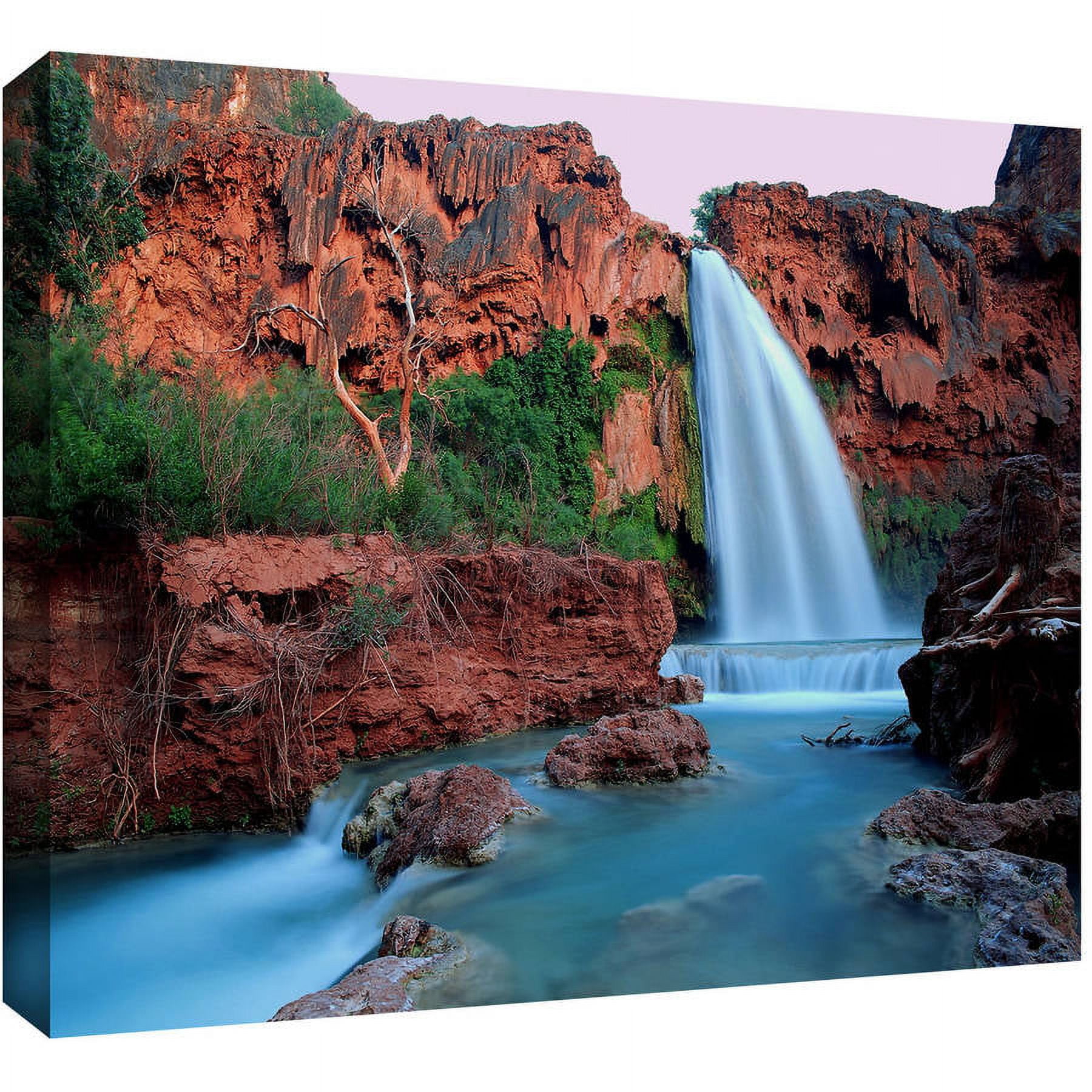 Dean Uhlinger "Havasu Falls Dusk" Gallery-Wrapped Canvas