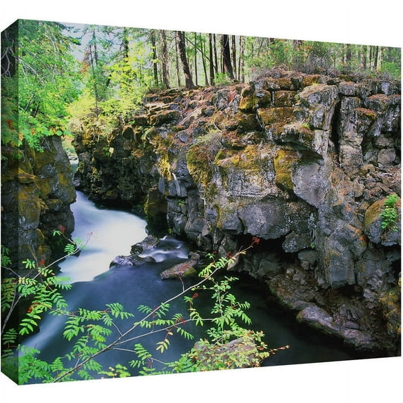 Dean Uhlinger "Rogue River Gorge" Gallery-Wrapped Canvas