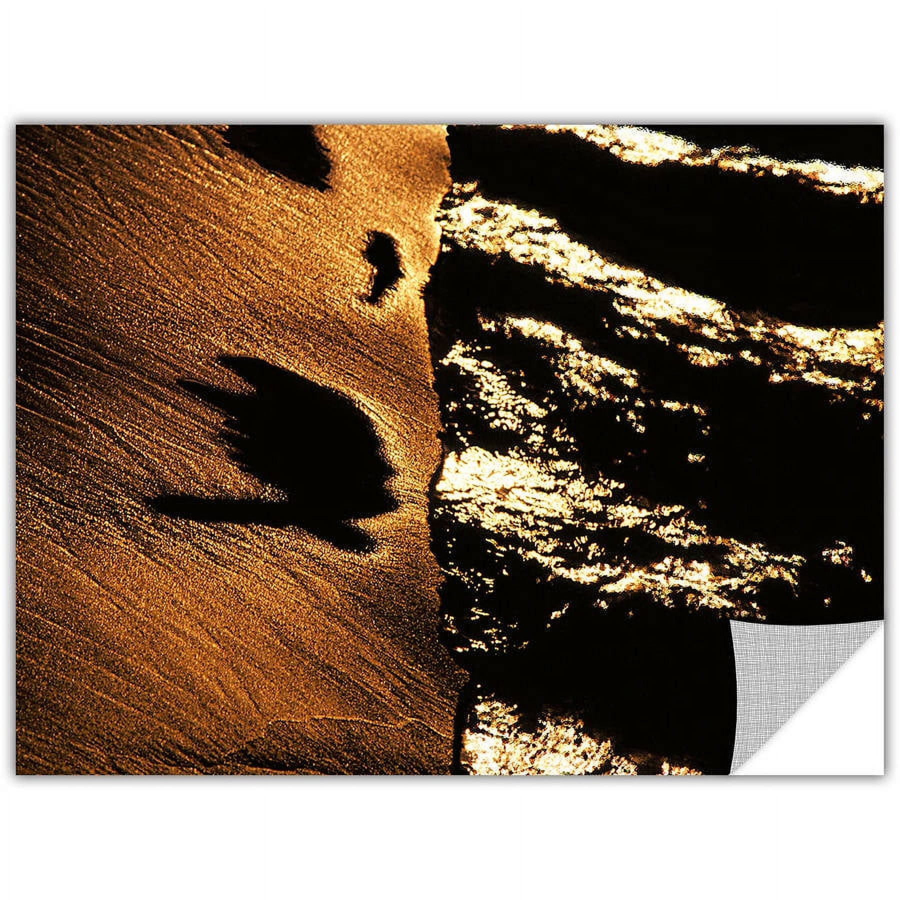 Dean Uhlinger "Sand And Surf At Sunset" Removable Wall Art