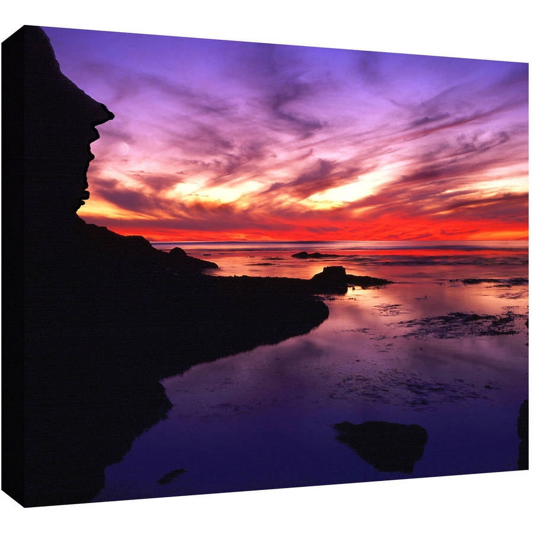 Dean Uhlinger "Sunset Cliffs Twilight" Gallery-Wrapped Canvas