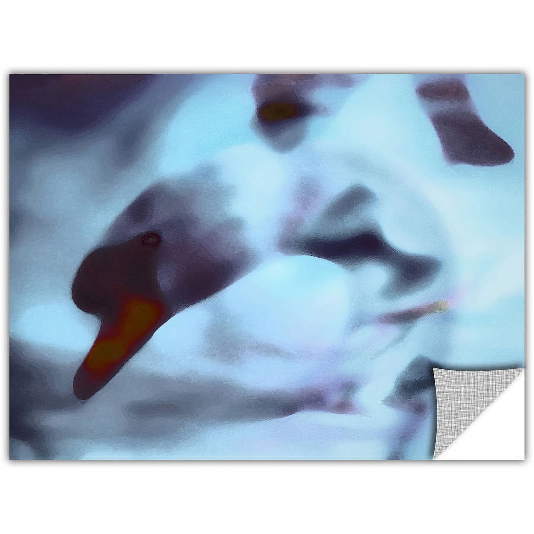 Dean Uhlinger Swan Impression, Art Appeelz Removable Wall Art Graphic