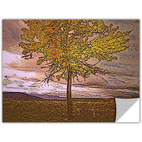 Dean Uhlinger Teton Meadow Fall, Art Appeelz Removable Wall Art Graphic