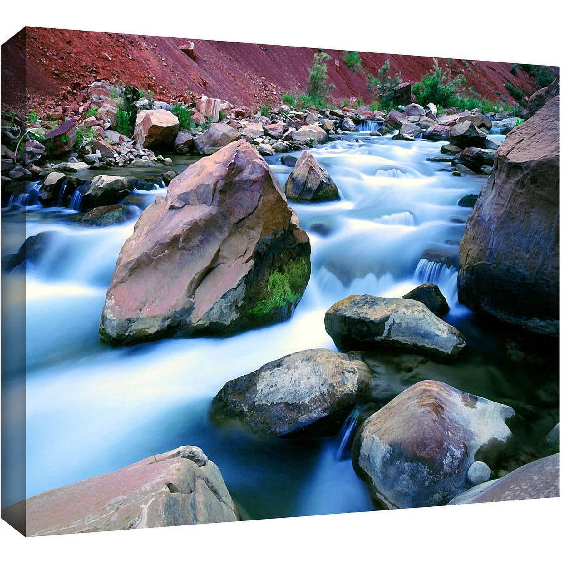 Dean Uhlinger "Virgin River Dusk Zion" Gallery-Wrapped Canvas