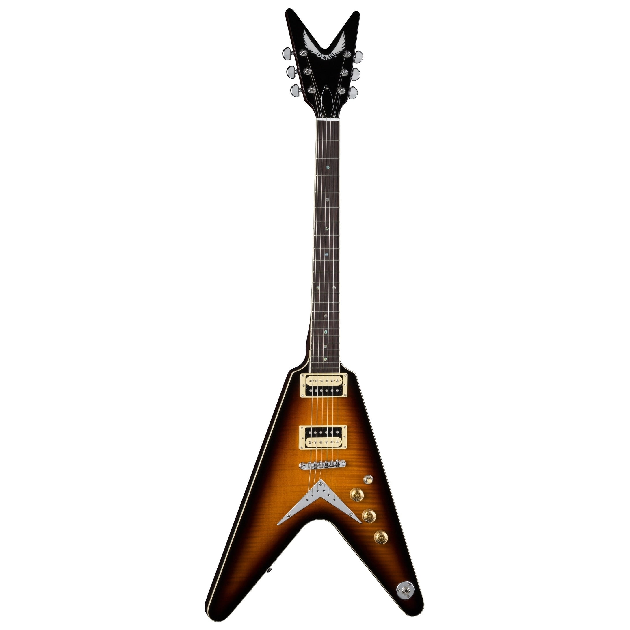 Dean V 79 Flame Top Solid-Body Electric Guitar - Trans Dean V 79 Flame Top Solid-Body Electric Guitar - Trans