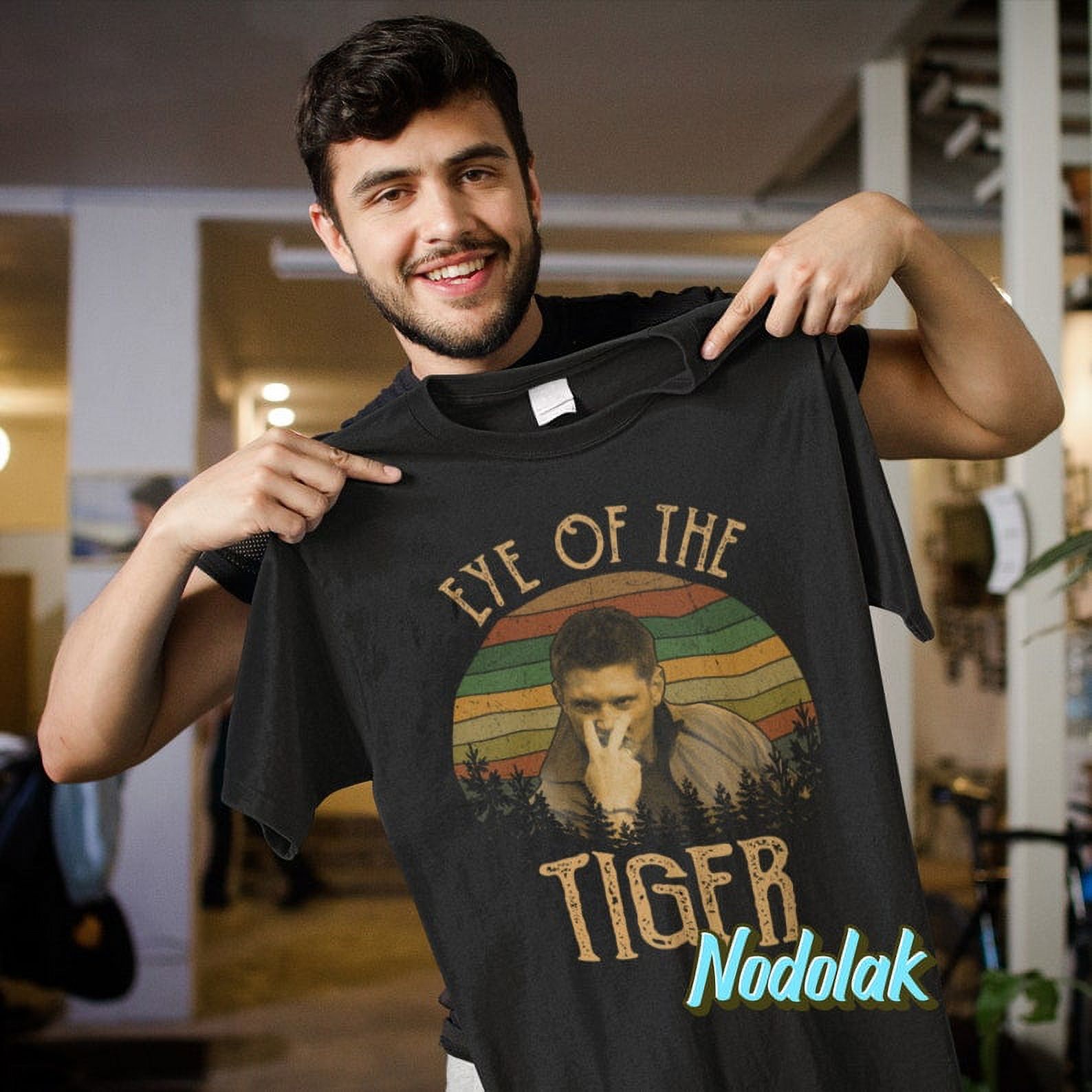 Dean Winchester Eye of The Tiger TShirt, Supernatural Winchesters