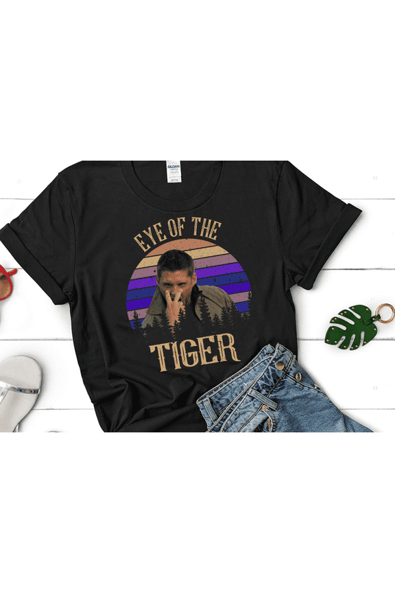 Dean Winchester Eye of The Tiger Vintage T-Shirt, Supernatural Winchesters Shirt, Winchester Brothers Shirt