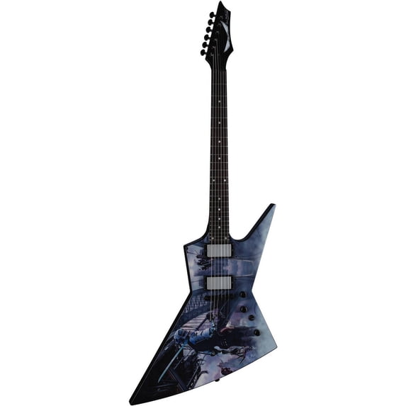 Dean 6 String Dave Mustaine Zero Signature Electric Guitar - Dystopia Graphics