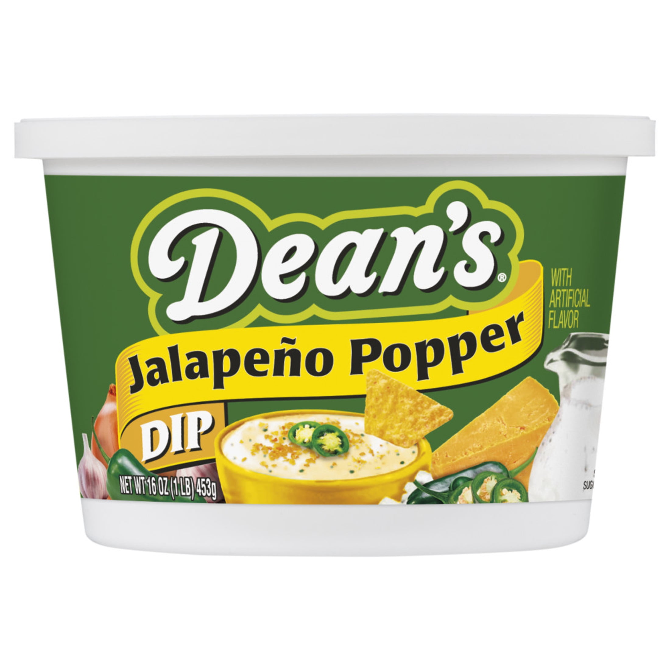Dean's Jalapeno Popper Dip 16 oz - Gluten-Free & No Trans Fats