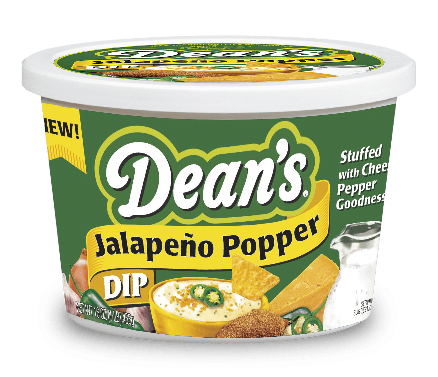 Dean's® Jalapeno Popper Dip Plastic Tub 16 oz - Walmart.com