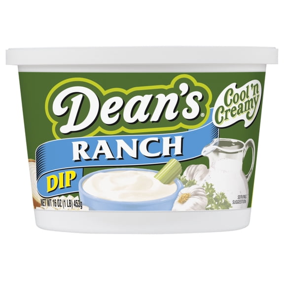 Dean's Ranch Dip 16 oz, Refrigerated Dairy Dip
