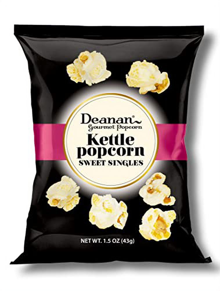 Deanan 24 Count Box Of Kettle Corn Popcorn "Sweet Singles" (1.5 Oz