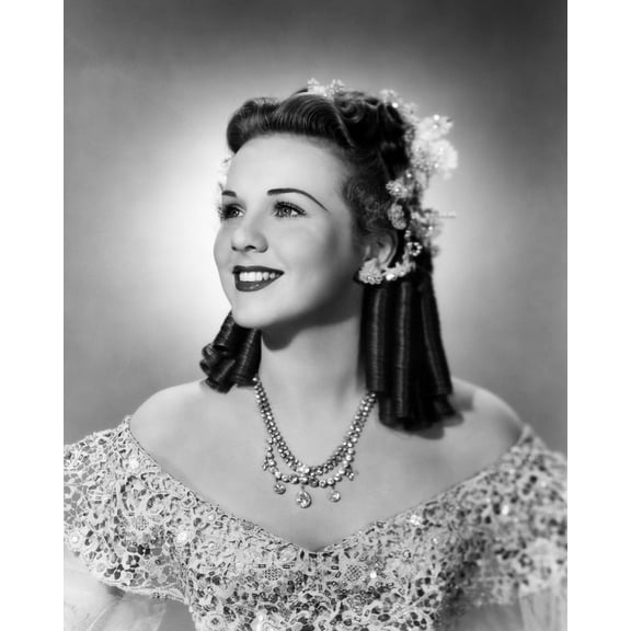 Deanna Durbin 24X36 Classic Hollywood Poster With Bare Shoulders Glamorous