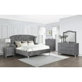 thumbnail image 1 of Deanna Upholstered Tufted Bedroom Set Grey, 1 of 8