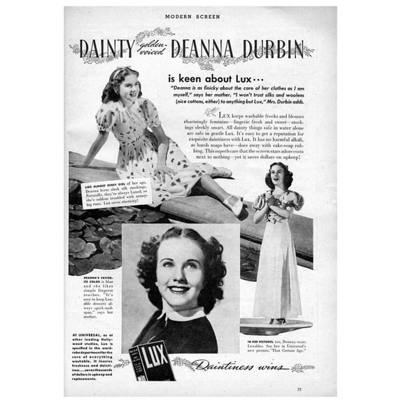 DeannaDurbin - Magazine Excerpt Photo Print (8 x 10)