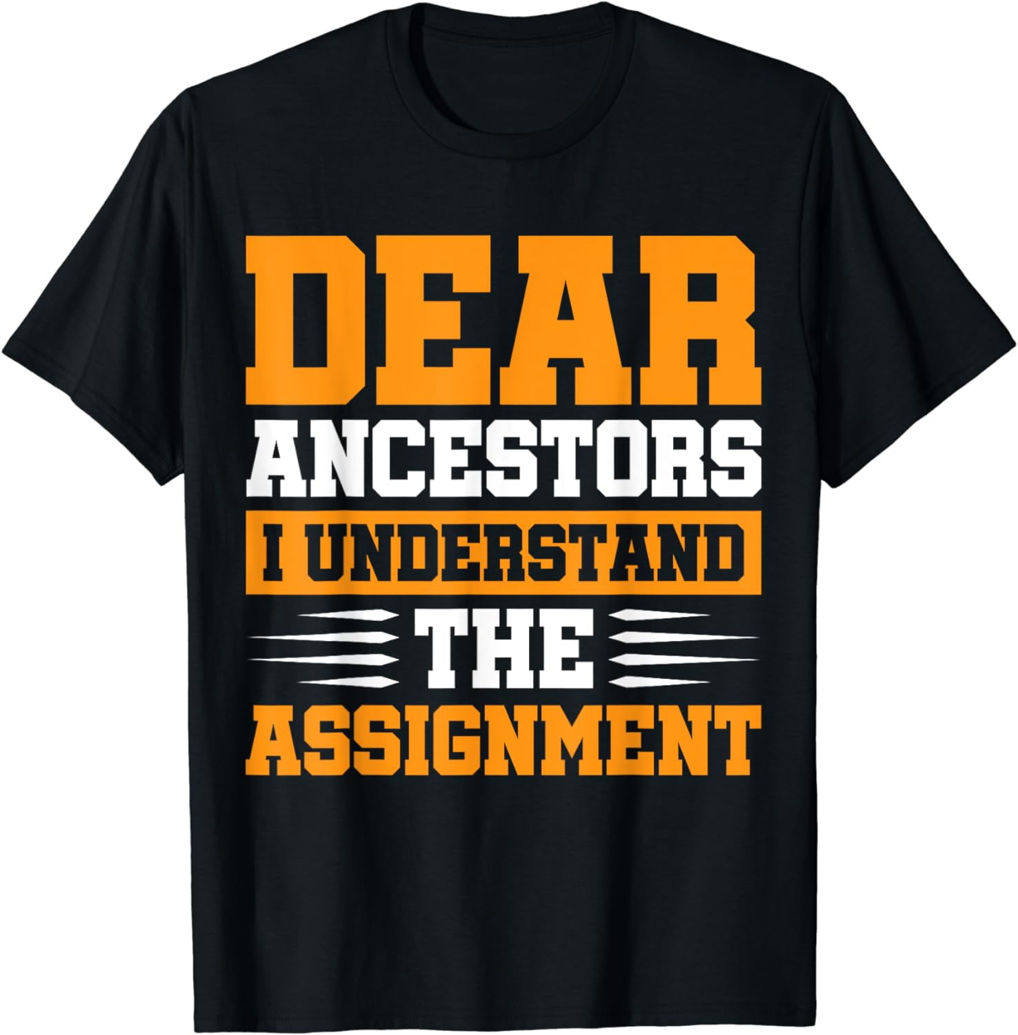 Dear ancestors i understand the assignment t shirt06 walmart