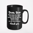 thumbnail image 1 of Dear Boss Cool Boss's Day Poetry, Black 15oz Ceramic Mug, 1 of 5