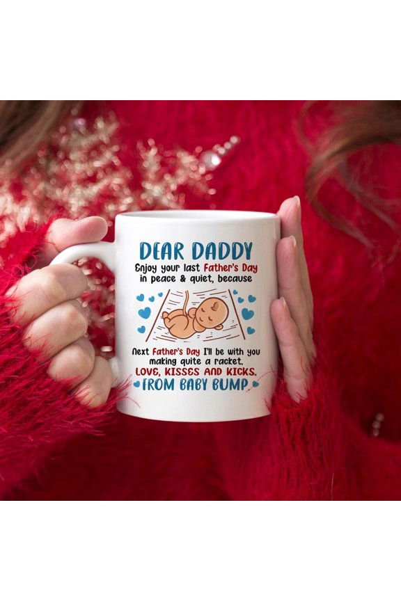 Dear Daddy Mug Father s Day Gift Gift For New Dad Dad To Be Mug Gift Coffee