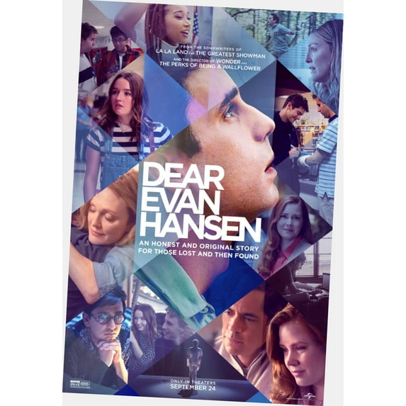 Dear Evan Hansen Movie Poster 24"x36" 24x36 Multi-Color Square Adults Best Posters