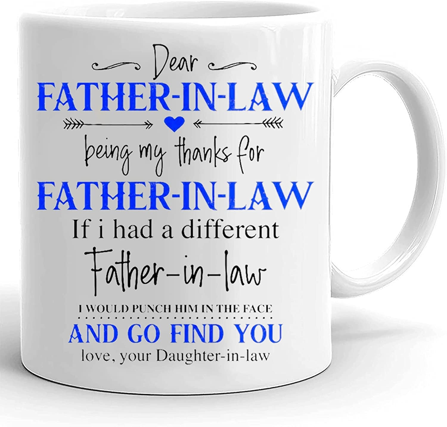 Mug Gifts For Father In Law On Wedding Day On Wedding Day Funny
