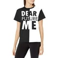 thumbnail image 1 of Dear Future Me Women's All Over Print Crew Neck T-Shirt (Model T40-2) (Size:XS;), 1 of 4